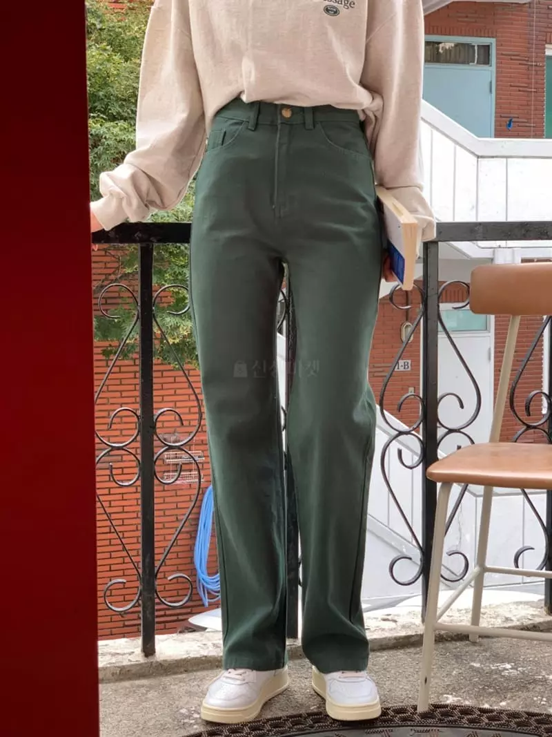 Room698 - Korean Women Fashion - #momslook - Fall Color Pants - 4