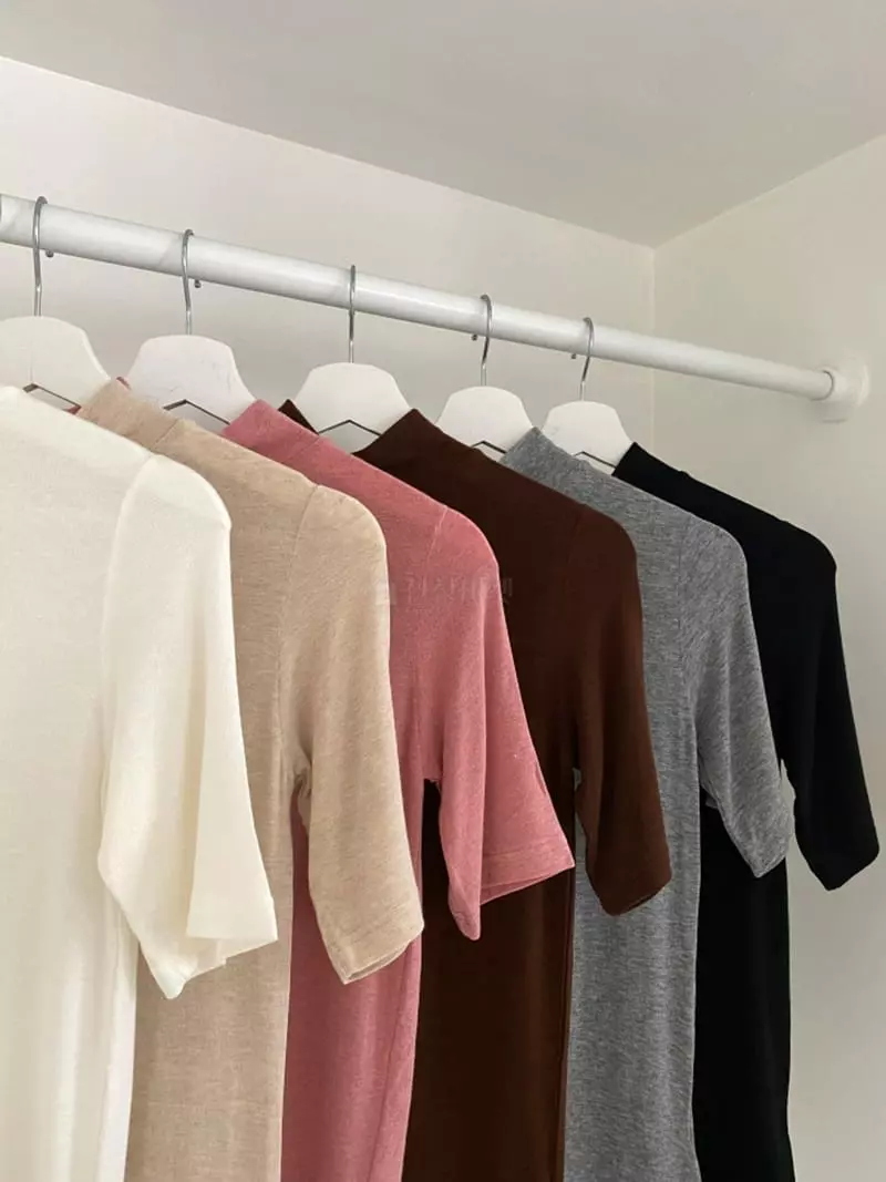 Room698 - Korean Women Fashion - #womensfashion - 5 Half Turtleneck Tee - 6