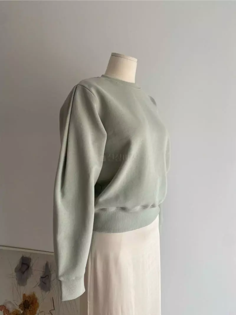Roomk - Korean Women Fashion - #momslook - Puff Sweatshirt - 12
