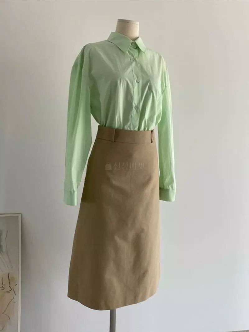Roomk - Korean Women Fashion - #momslook - Cotton Skirt - 9