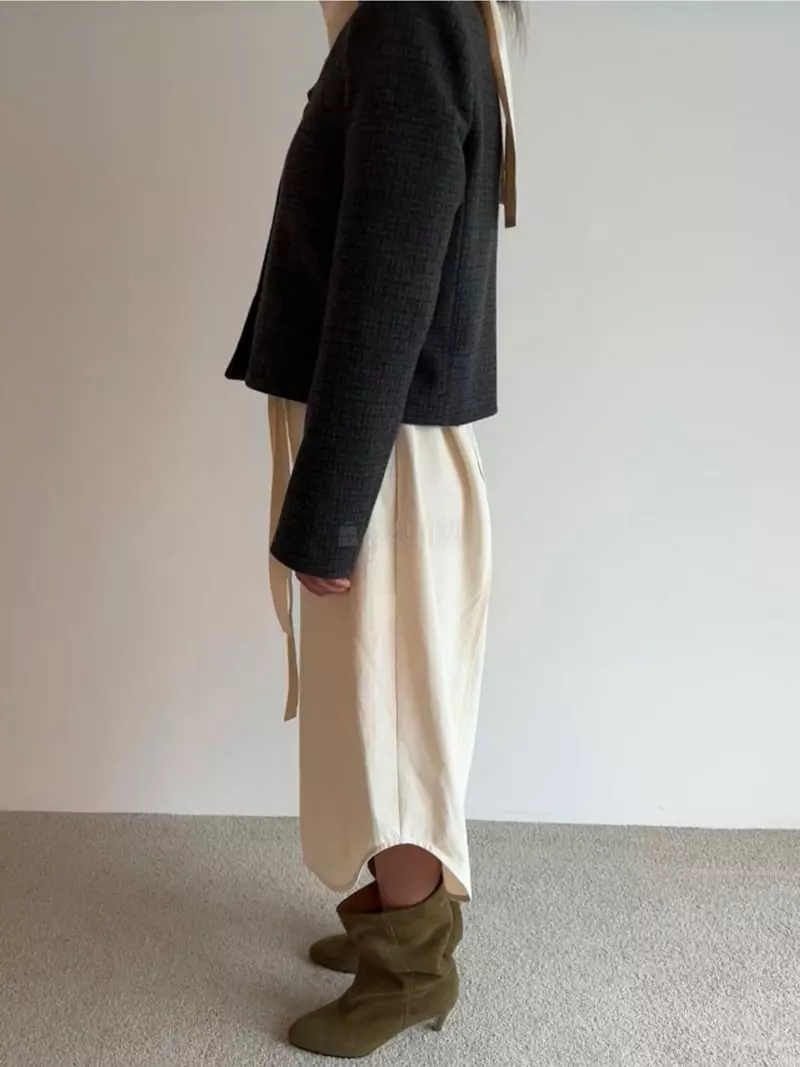 Roomk - Korean Women Fashion - #momslook - Check Jakcet - 8