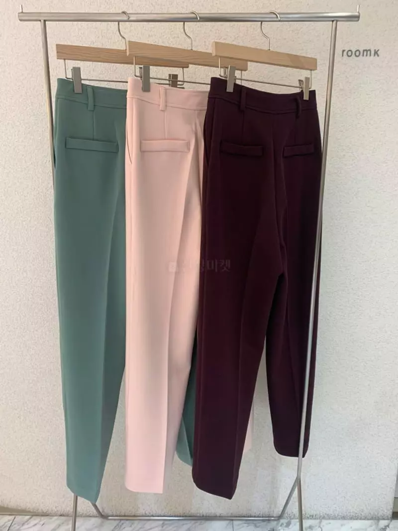 Roomk - Korean Women Fashion - #momslook - Straight Pants