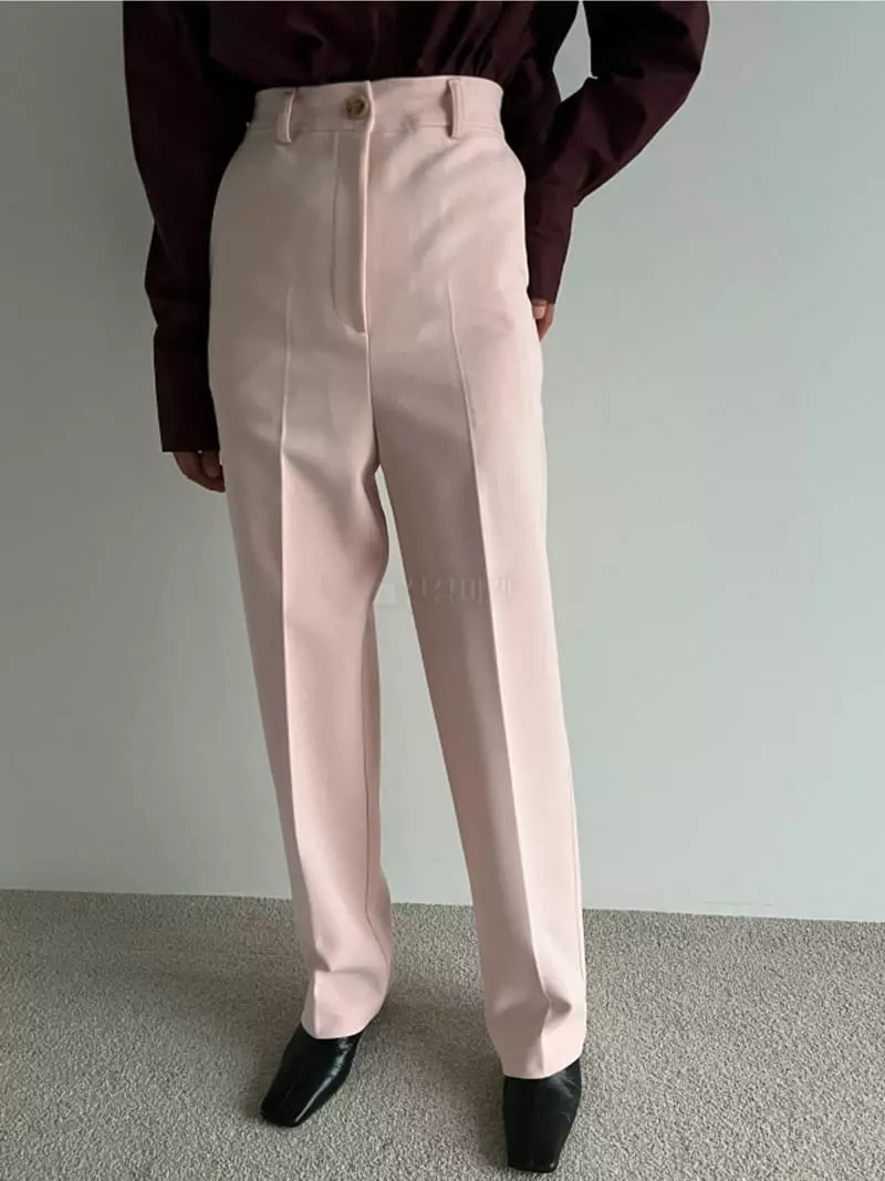 Roomk - Korean Women Fashion - #momslook - Straight Pants - 3