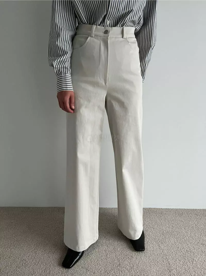 Roomk - Korean Women Fashion - #momslook - Wide Pants - 2