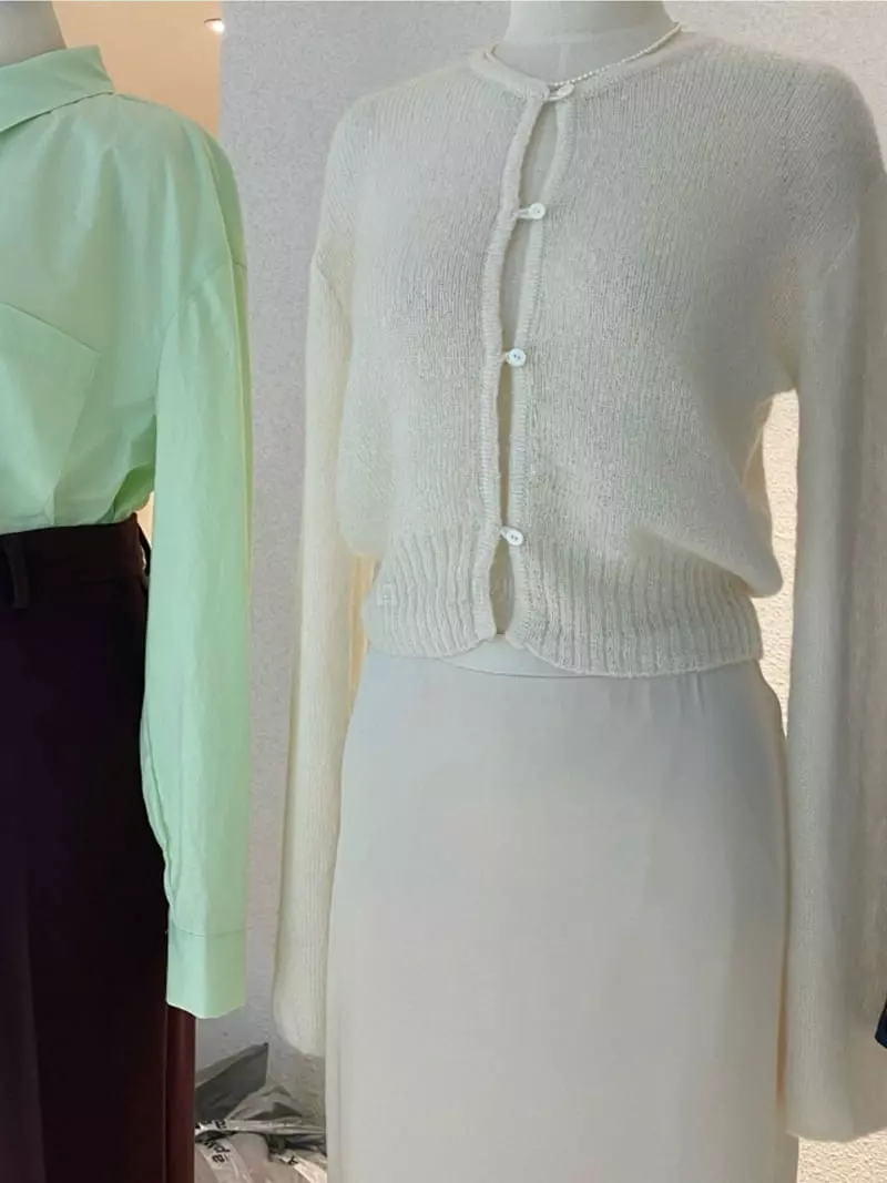 Roomk - Korean Women Fashion - #momslook - Silk Skirt - 3