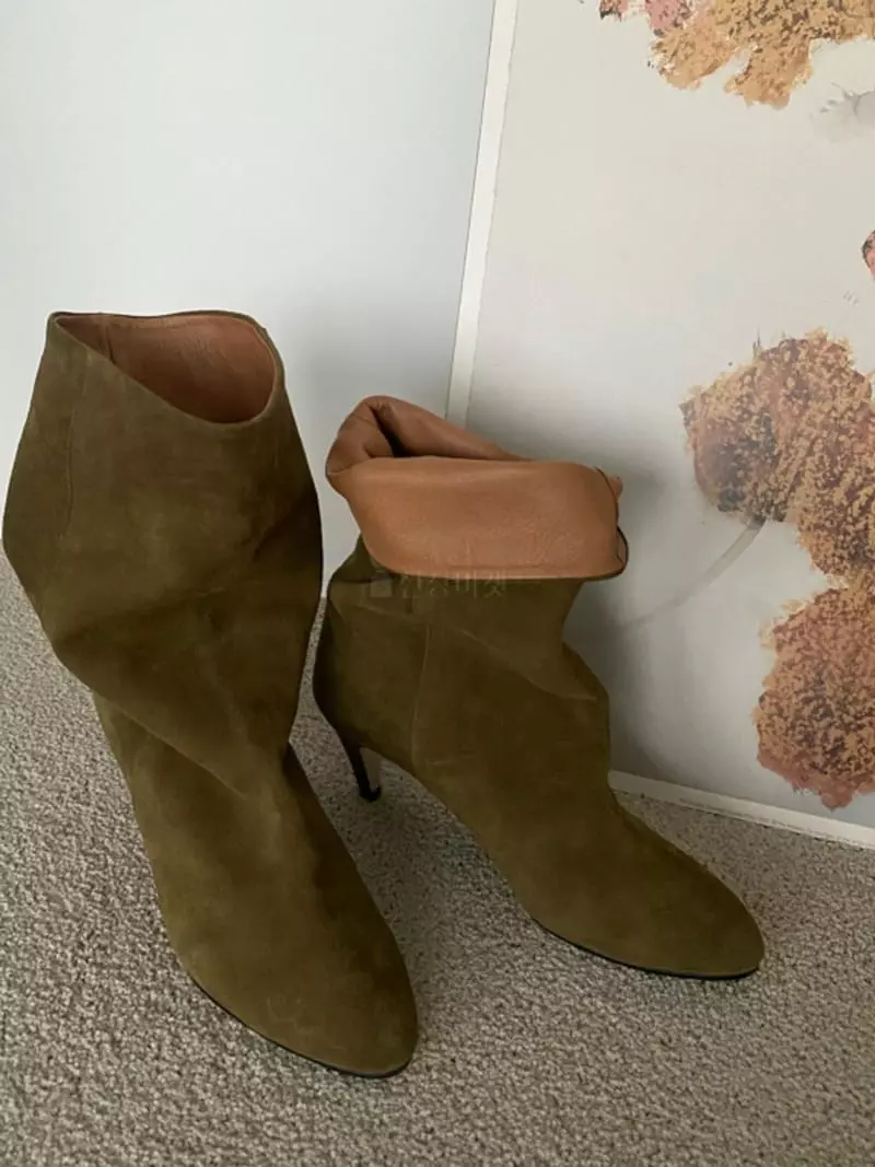 Roomk - Korean Women Fashion - #momslook - Suede Boots - 10