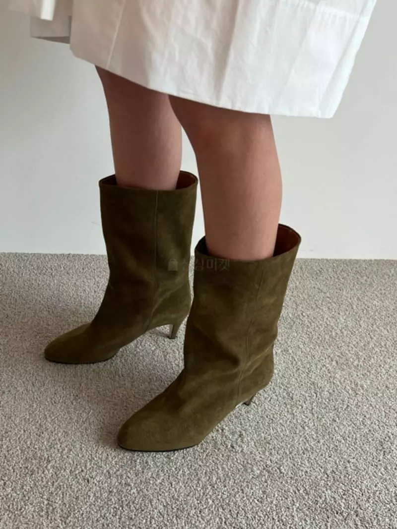 Roomk - Korean Women Fashion - #momslook - Suede Boots - 6
