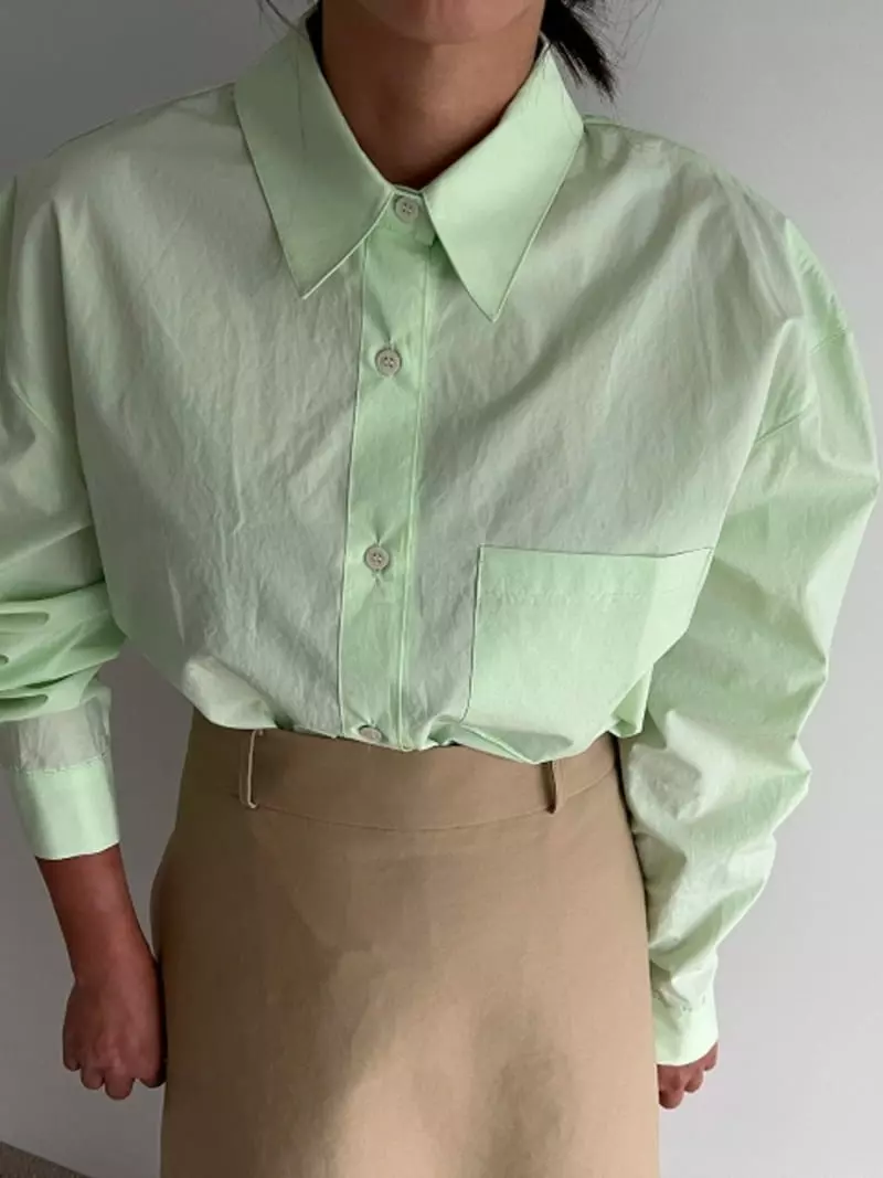Roomk - Korean Women Fashion - #momslook - Basic Shirt - 3
