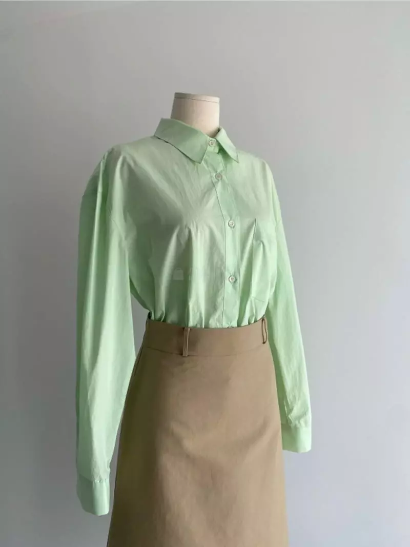 Roomk - Korean Women Fashion - #momslook - Basic Shirt - 7