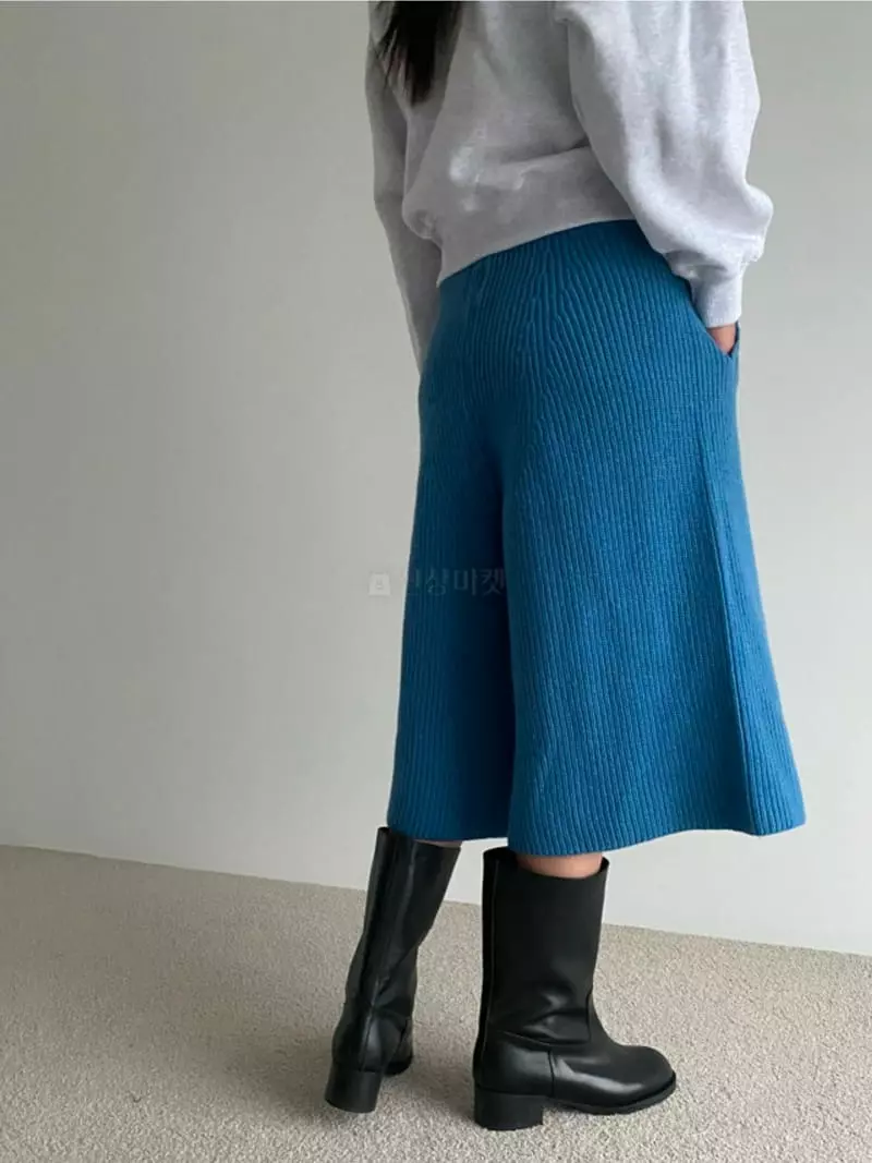 Roomk - Korean Women Fashion - #womensfashion - Knit Pants - 4