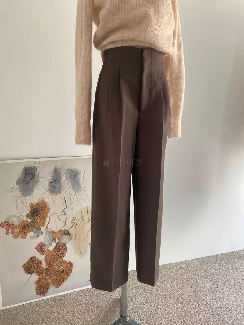 Roomk - Korean Women Fashion - #pursuepretty - Two Wrinkle Pants - 3