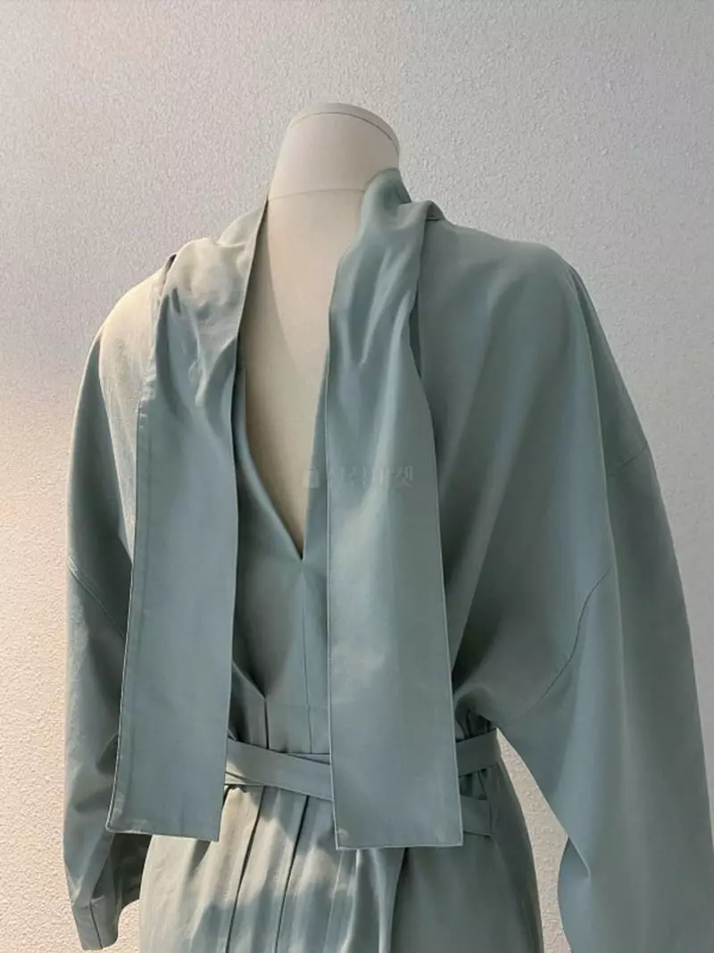 Roomk - Korean Women Fashion - #pursuepretty - Tie One-piece - 2