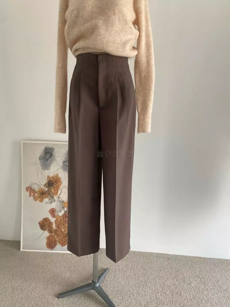 Roomk - Korean Women Fashion - #pursuepretty - Two Wrinkle Pants - 4