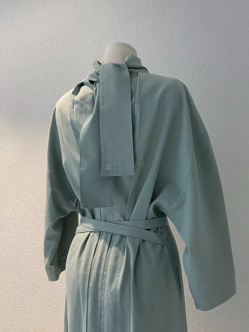 Roomk - Korean Women Fashion - #restrostyle - Tie One-piece - 3