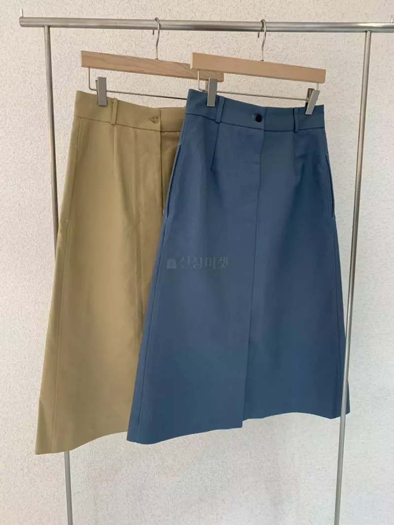 Roomk - Korean Women Fashion - #romanticstyle - Cotton Skirt