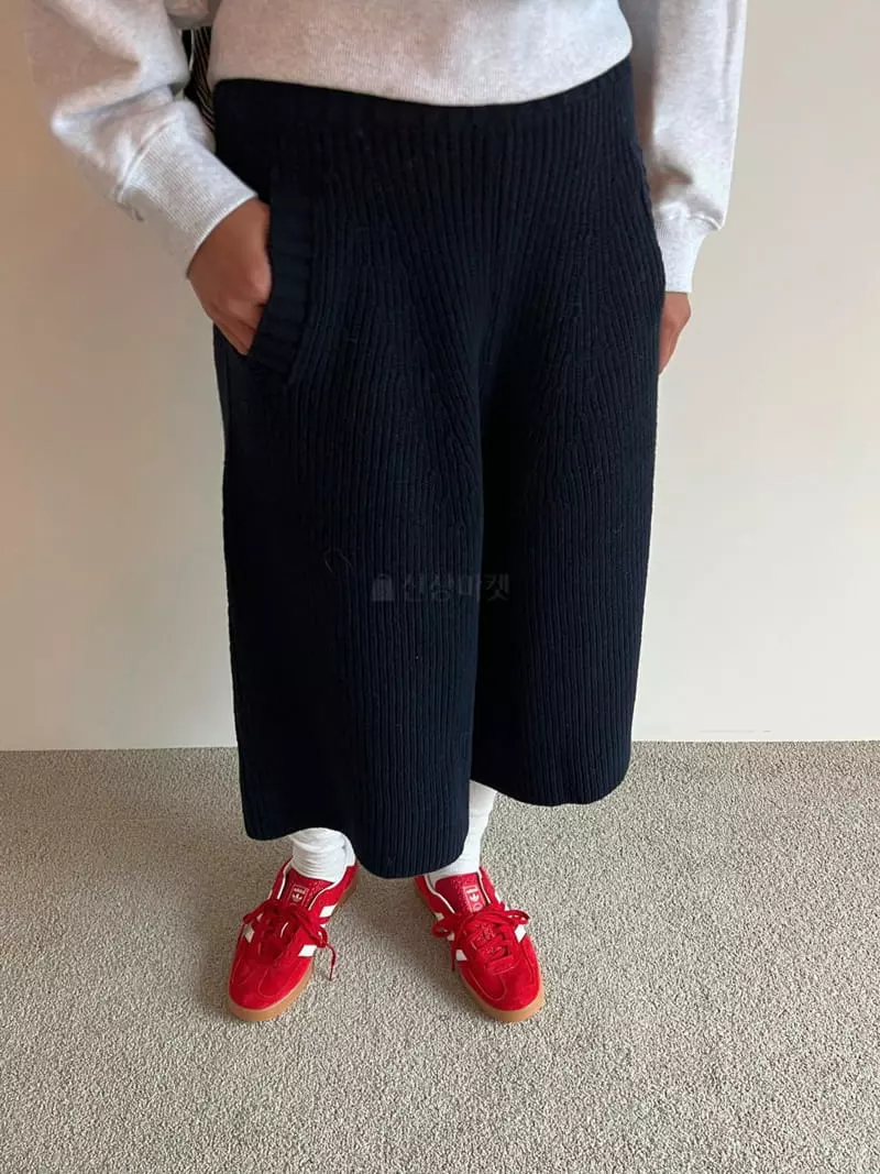 Roomk - Korean Women Fashion - #vintagekidsstyle - Knit Pants - 11
