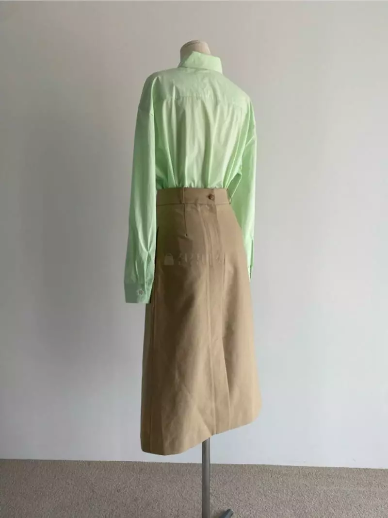 Roomk - Korean Women Fashion - #womensfashion - Cotton Skirt - 10