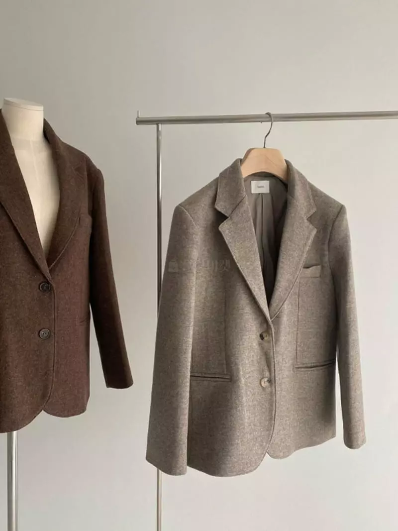 Roomk - Korean Women Fashion - #womensfashion - Wool Tailor Jacket - 2