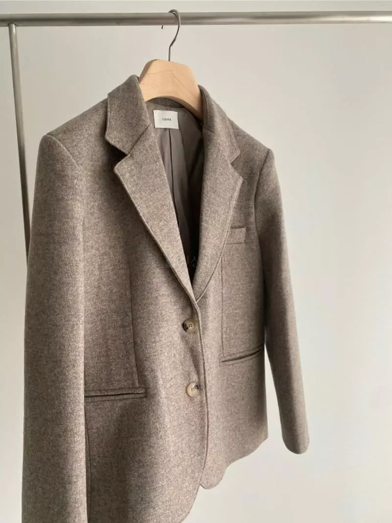 Roomk - Korean Women Fashion - #momslook - Wool Tailor Jacket - 4