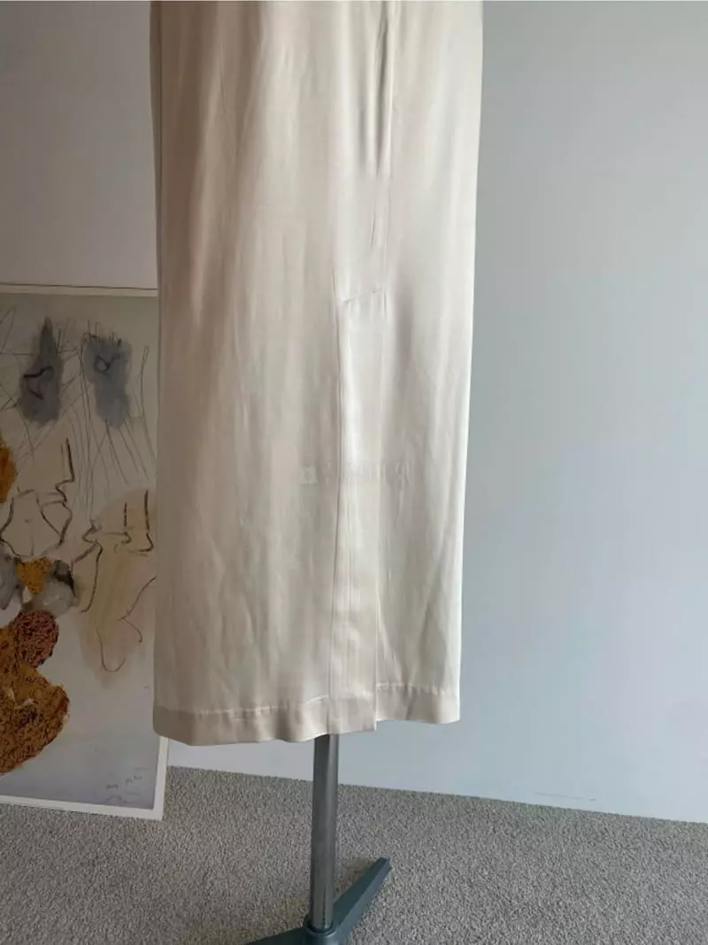 Roomk - Korean Women Fashion - #momslook - Silk Skirt - 4