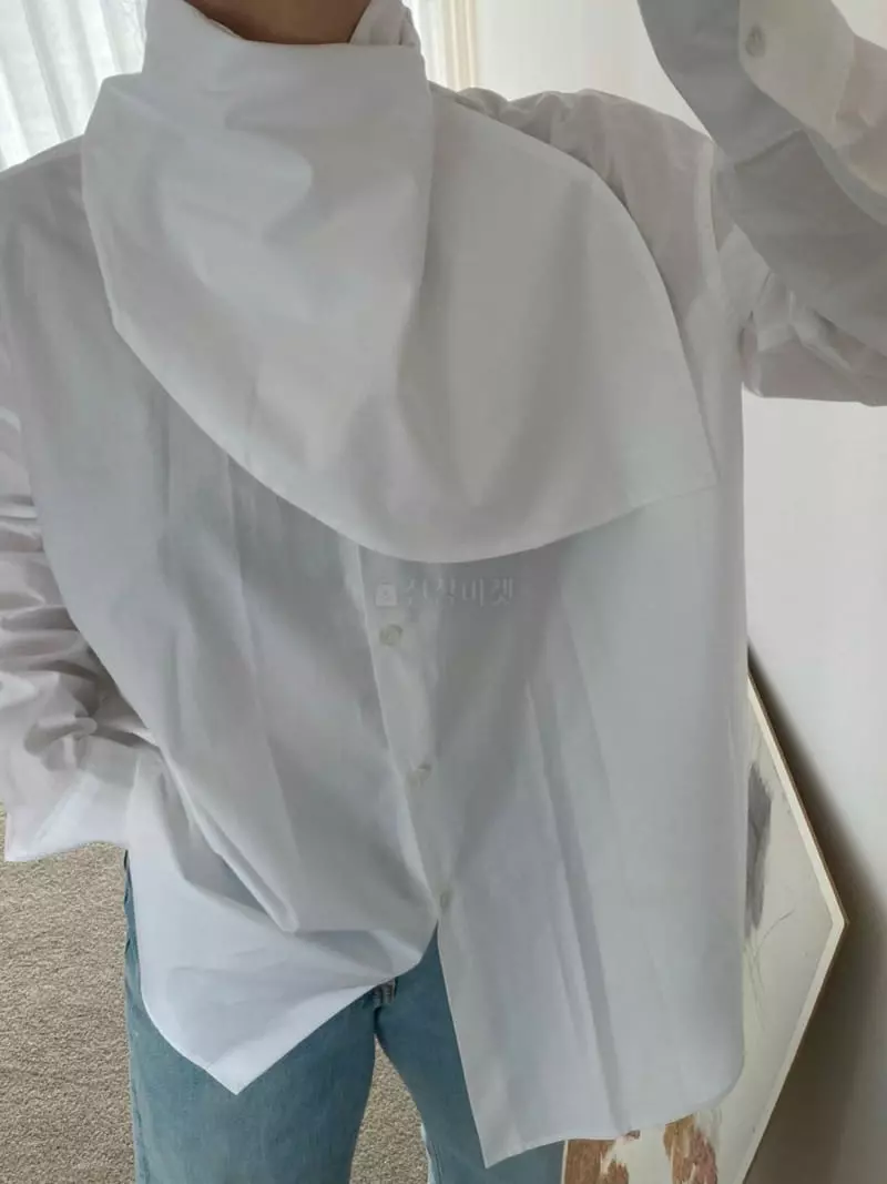 Roomk - Korean Women Fashion - #womensfashion - Scarf Shirt - 6