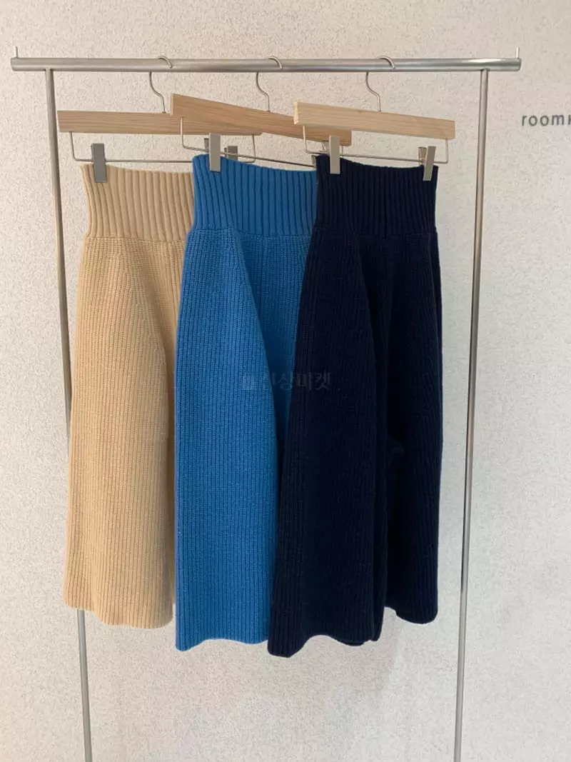 Roomk - Korean Women Fashion - #womensfashion - Knit Pants