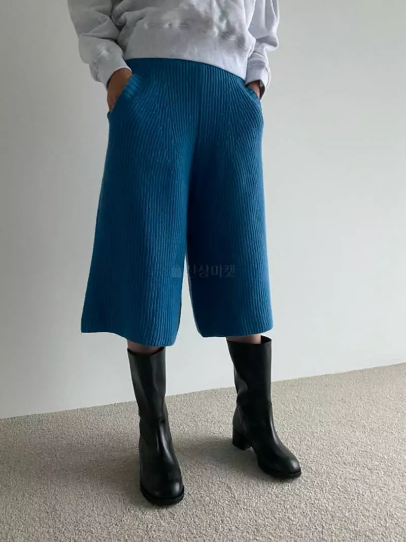 Roomk - Korean Women Fashion - #womensfashion - Knit Pants - 3