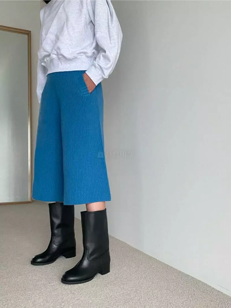 Roomk - Korean Women Fashion - #womensfashion - Knit Pants - 5