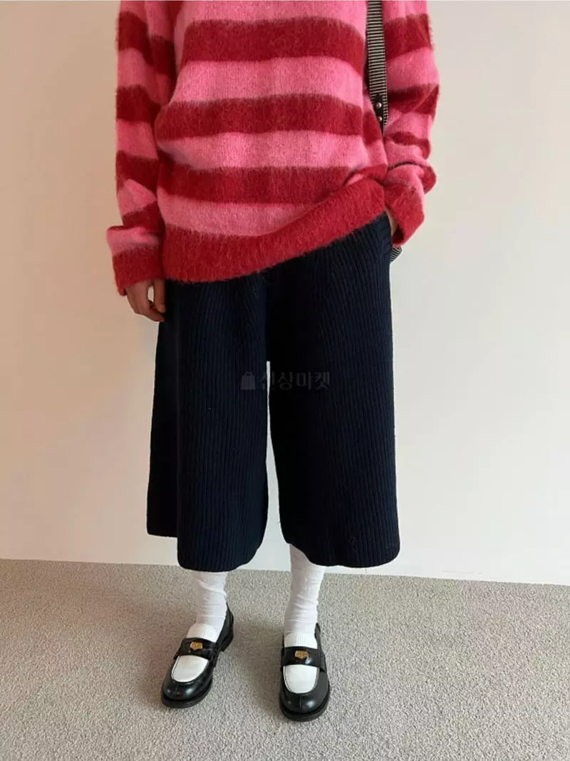 Roomk - Korean Women Fashion - #womensfashion - Knit Pants - 9