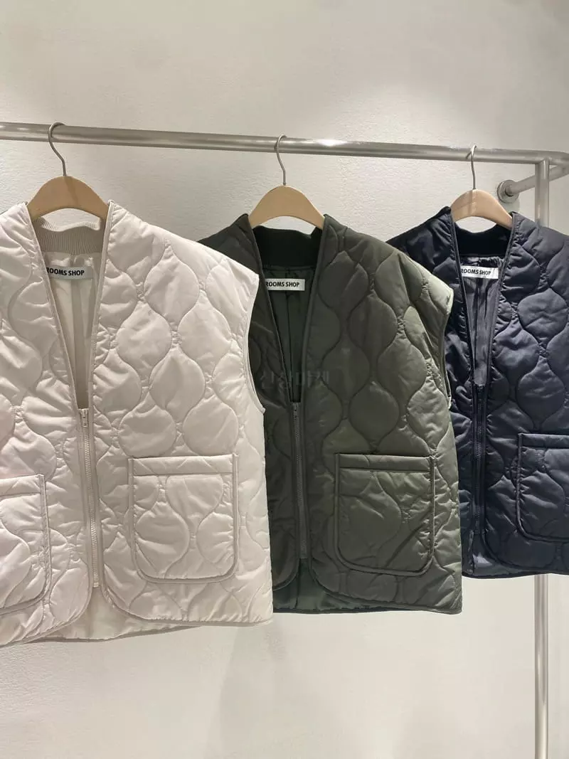 Rooms shop - Korean Women Fashion - #momslook - Hidden Vest - 4