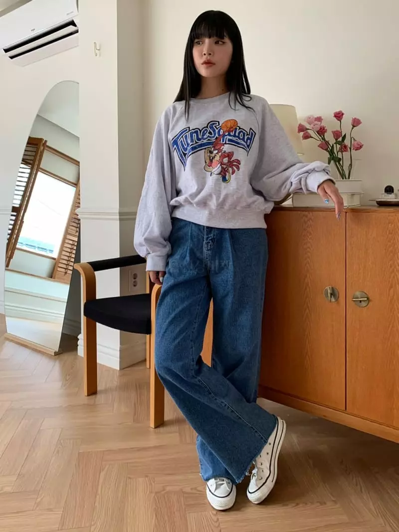 Rooms shop - Korean Women Fashion - #womensfashion - Denim Jeans - 4