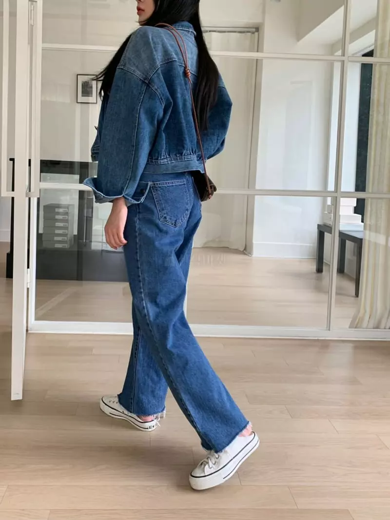Rooms shop - Korean Women Fashion - #momslook - Denim Jeans - 8
