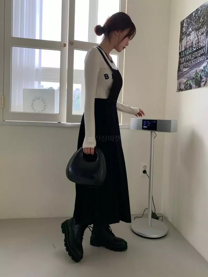 Rooms shop - Korean Women Fashion - #momslook - Wrinkle One-piece - 10