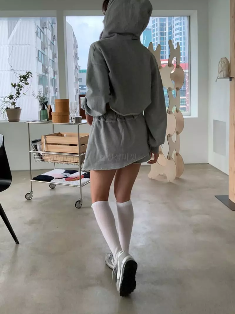 Rooms shop - Korean Women Fashion - #momslook - Artty Hoody Zip-up - 8