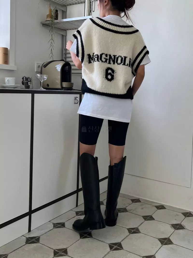 Rooms shop - Korean Women Fashion - #momslook - Seven Knit Tee - 6
