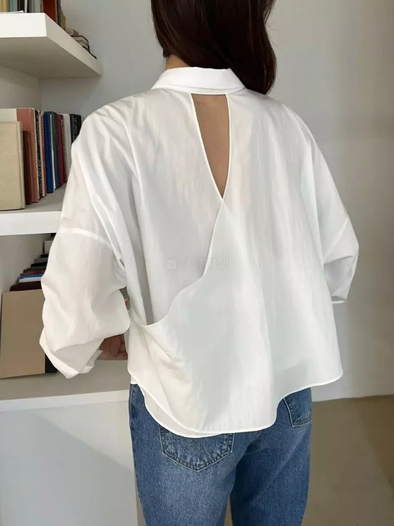 Rooms shop - Korean Women Fashion - #momslook - Baker Blouse - 3
