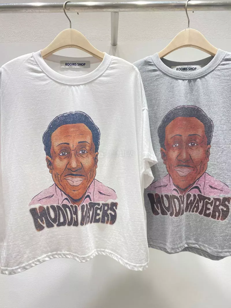 Rooms shop - Korean Women Fashion - #momslook - Muddy Tee