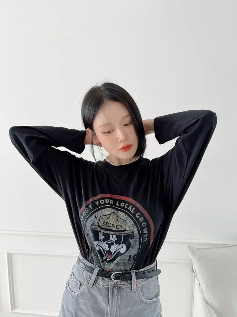 Rooms shop - Korean Women Fashion - #momslook - Dude Tee - 3