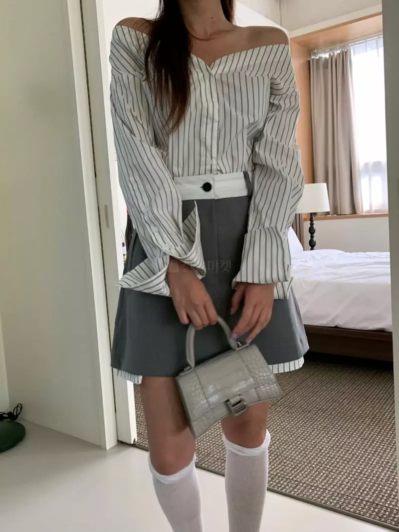 Rooms shop - Korean Women Fashion - #momslook - Dobi Skirt