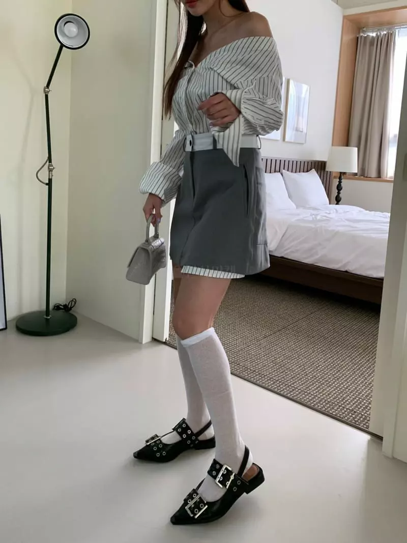 Rooms shop - Korean Women Fashion - #momslook - Dobi Skirt - 12