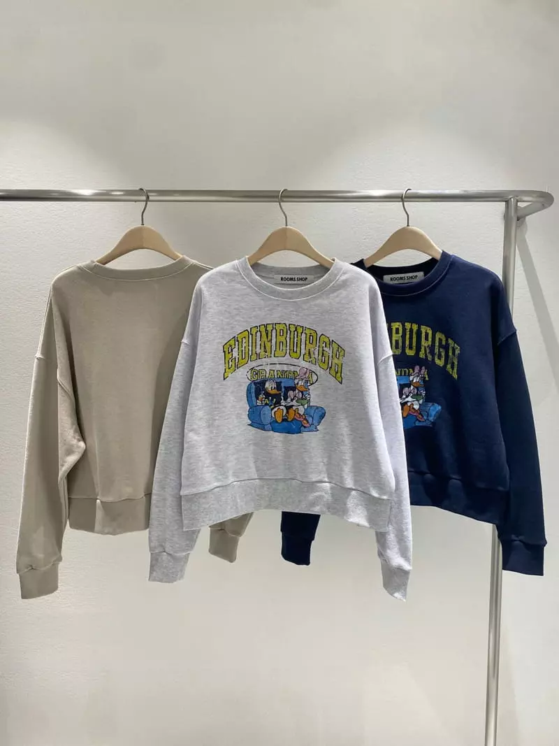 Rooms shop - Korean Women Fashion - #momslook - Nald Sweatshirt - 12