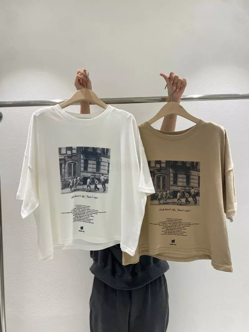 Rooms shop - Korean Women Fashion - #pursuepretty - Photo Tee - 3