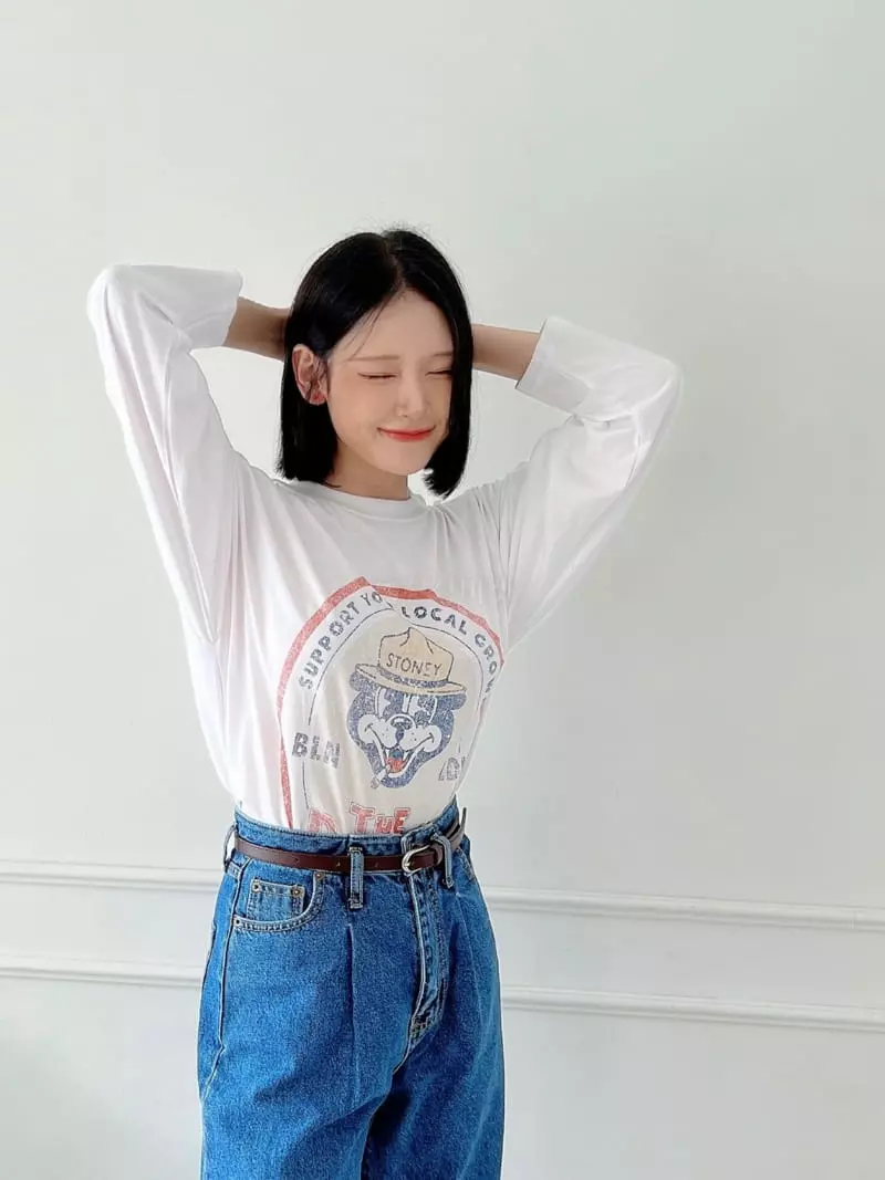 Rooms shop - Korean Women Fashion - #pursuepretty - Dude Tee - 7