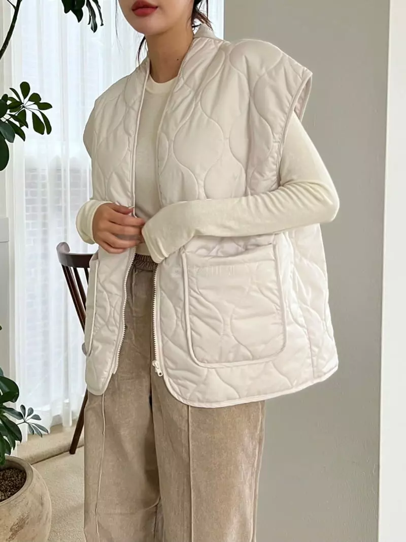 Rooms shop - Korean Women Fashion - #restrostyle - Hidden Vest - 9