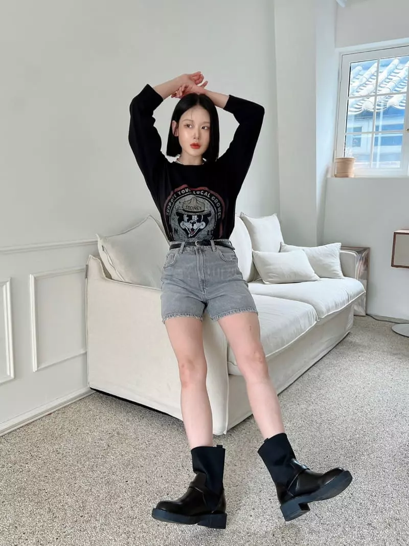Rooms shop - Korean Women Fashion - #restrostyle - Dude Tee - 8