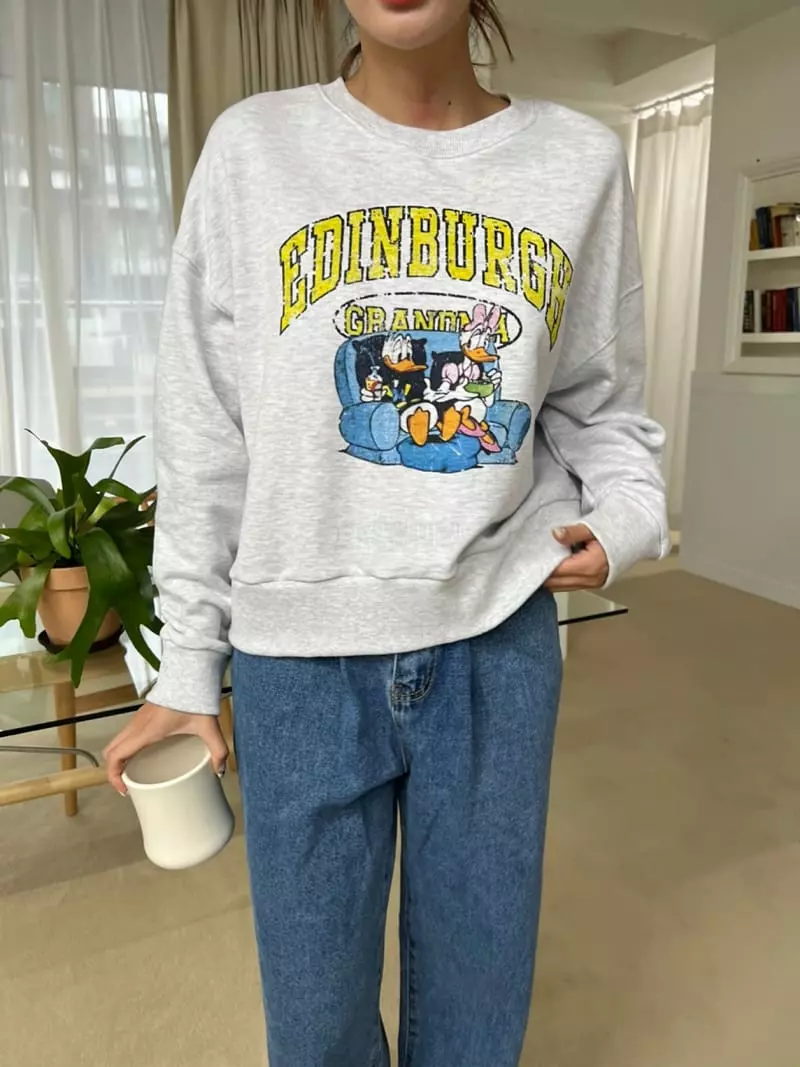 Rooms shop - Korean Women Fashion - #restrostyle - Nald Sweatshirt - 5