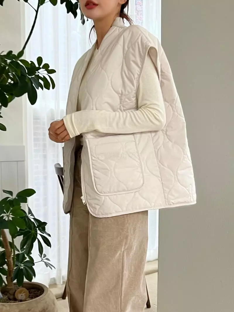 Rooms shop - Korean Women Fashion - #romanticstyle - Hidden Vest - 10