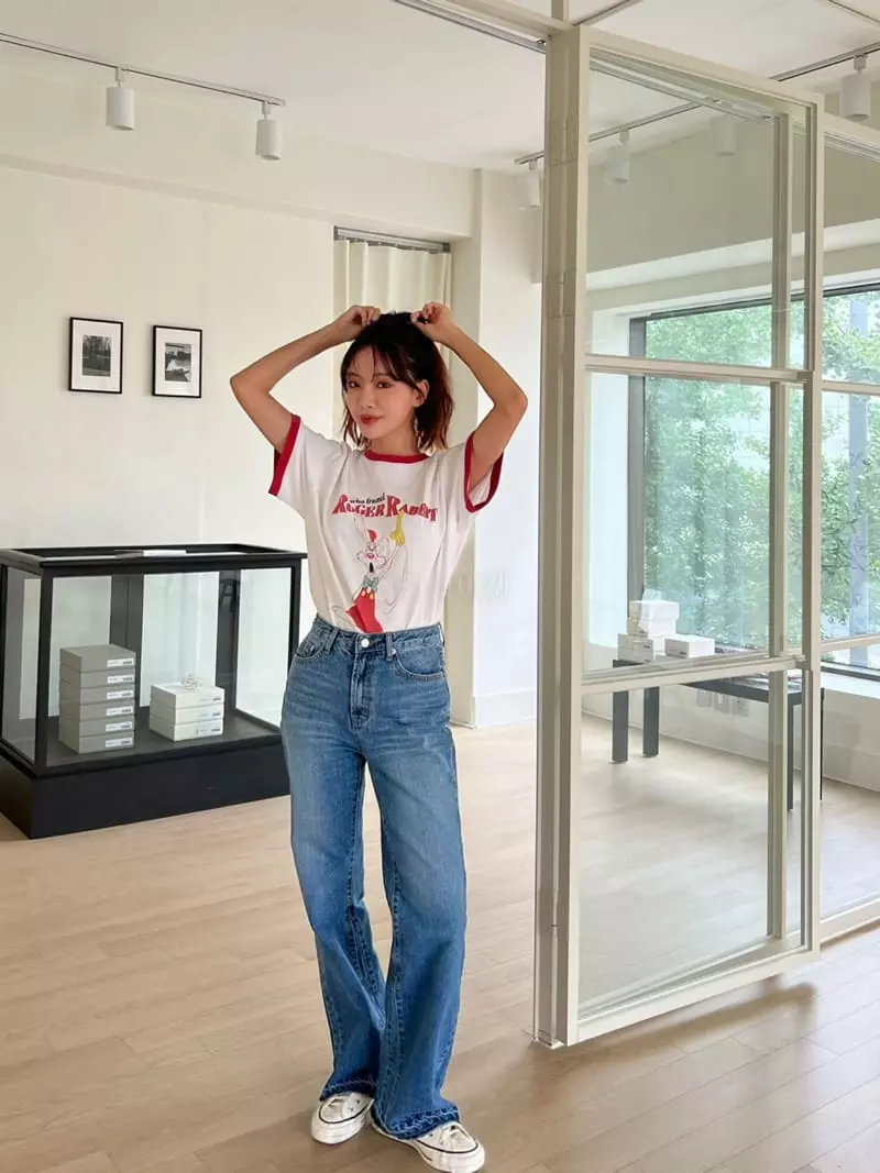 Rooms shop - Korean Women Fashion - #romanticstyle - Rabbot Tee - 10