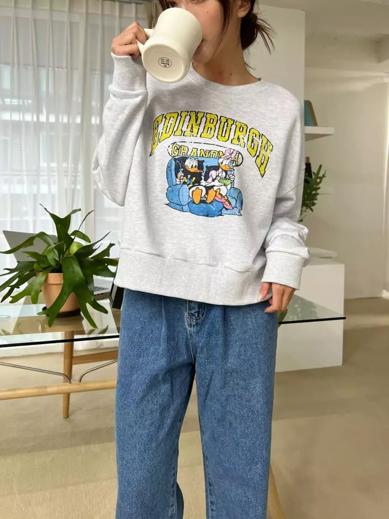 Rooms shop - Korean Women Fashion - #romanticstyle - Nald Sweatshirt - 6