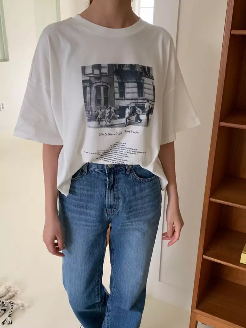 Rooms shop - Korean Women Fashion - #shopsmall - Photo Tee - 6